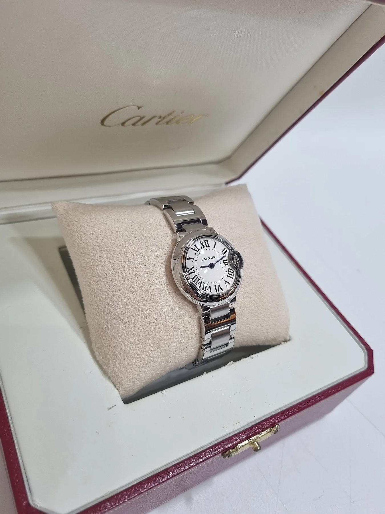 까르띠에 발롱블루 28MM 쿼츠 스틸 W69010Z4 2013 사진 4