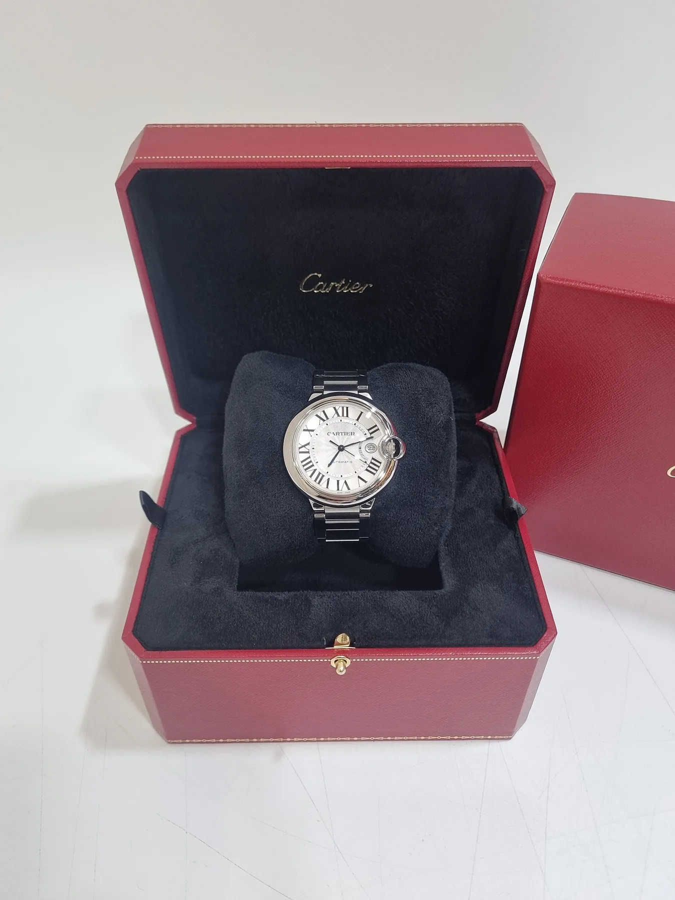 까르띠에 발롱블루 42mm 스틸 오토매틱 W69012Z4 2017 사진 1