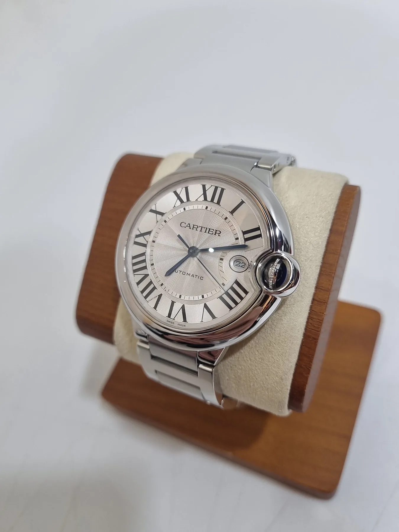 까르띠에 발롱블루 42mm 스틸 오토매틱 W69012Z4 2017 사진 7