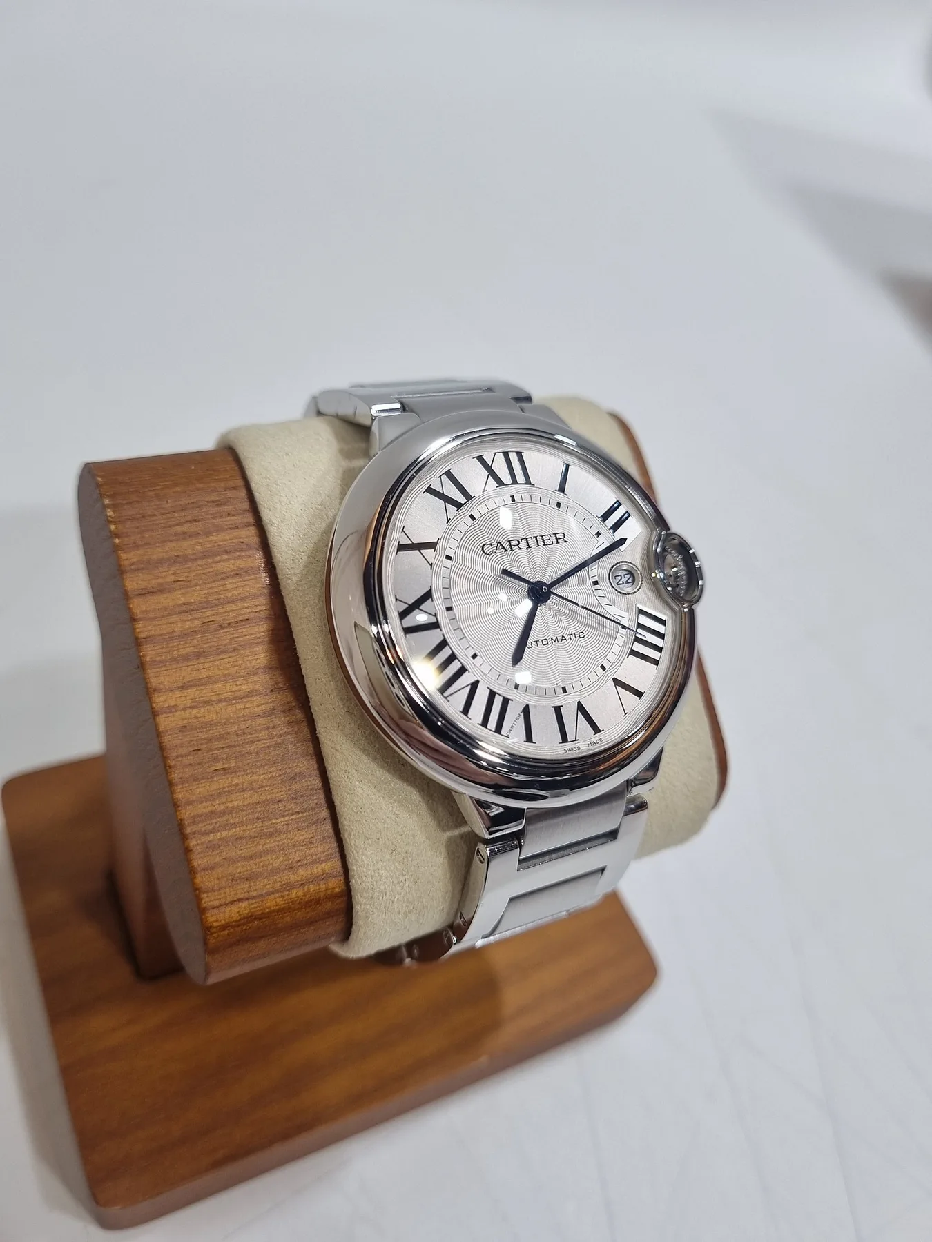 까르띠에 발롱블루 42mm 스틸 오토매틱 W69012Z4 2017 사진 8