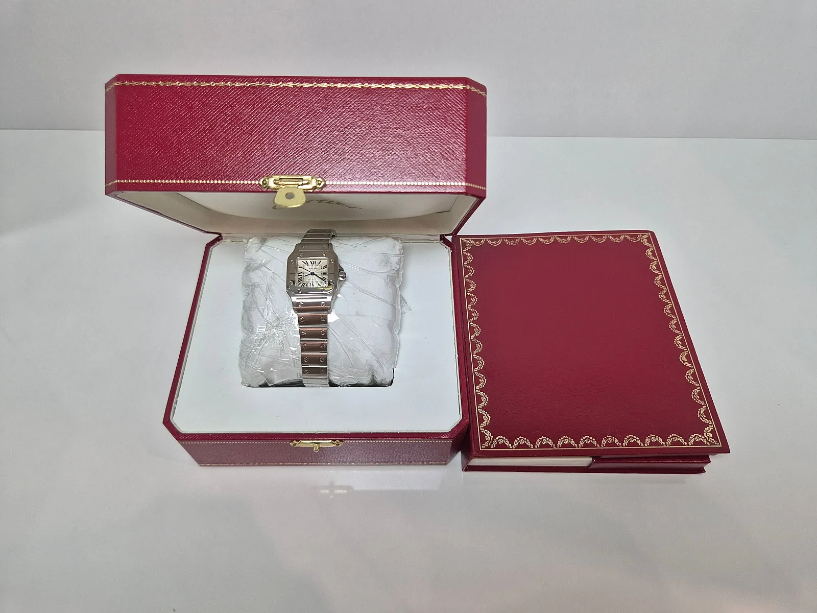 까르띠에 산토스 스몰 스틸 오토매틱 W20054D6 2008 사진 5
