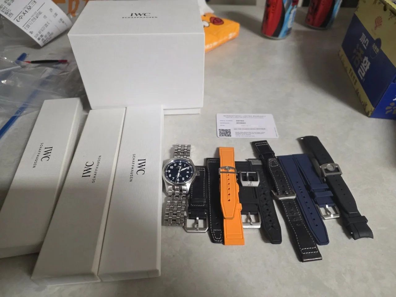 IWC 마크20 청판 가죽스트랩 2023 사진 6