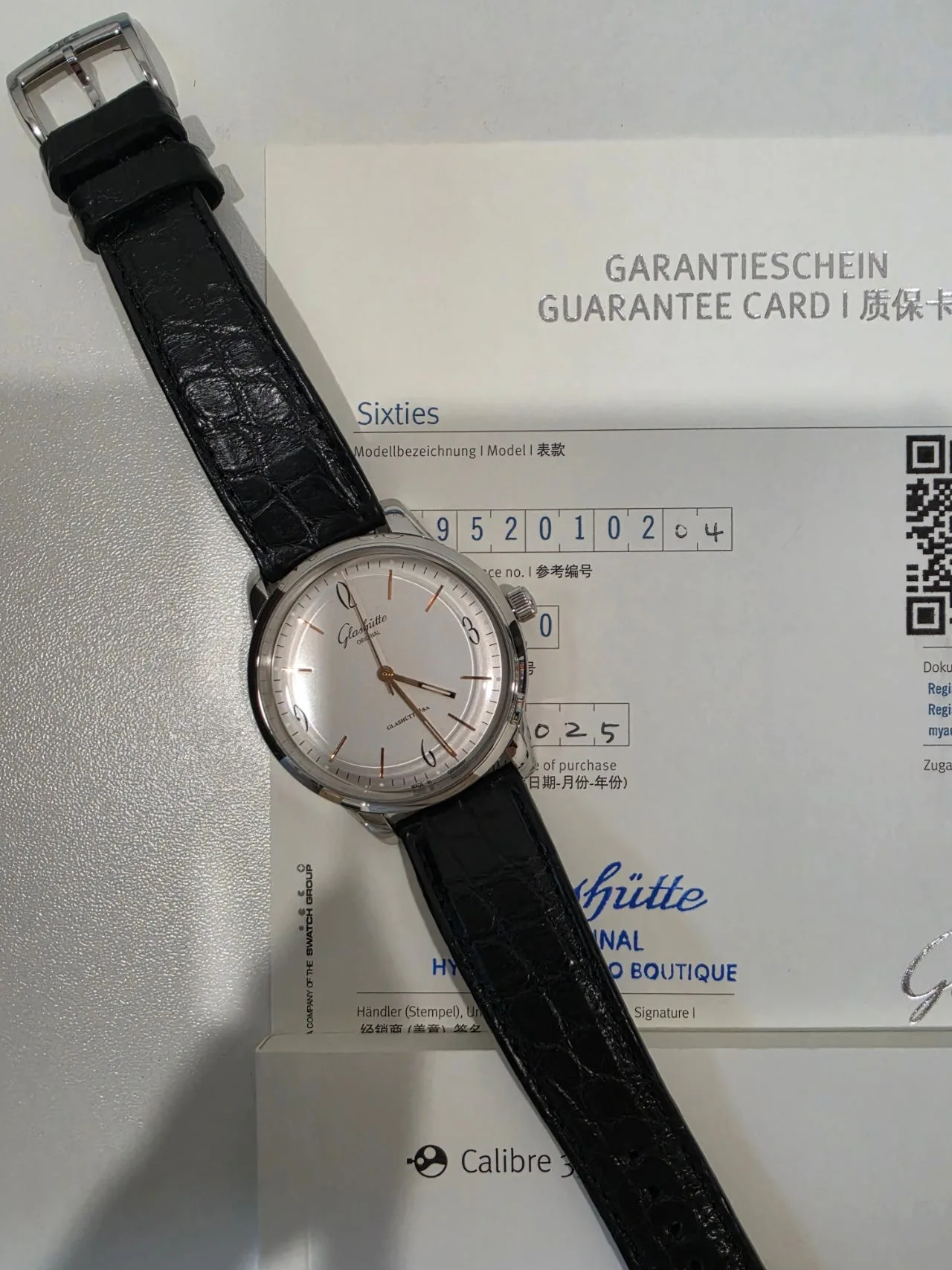 글라슈테오리지날 글라슈테 오리지널 식스티즈 39mm 실버화이트 2025 사진 2
