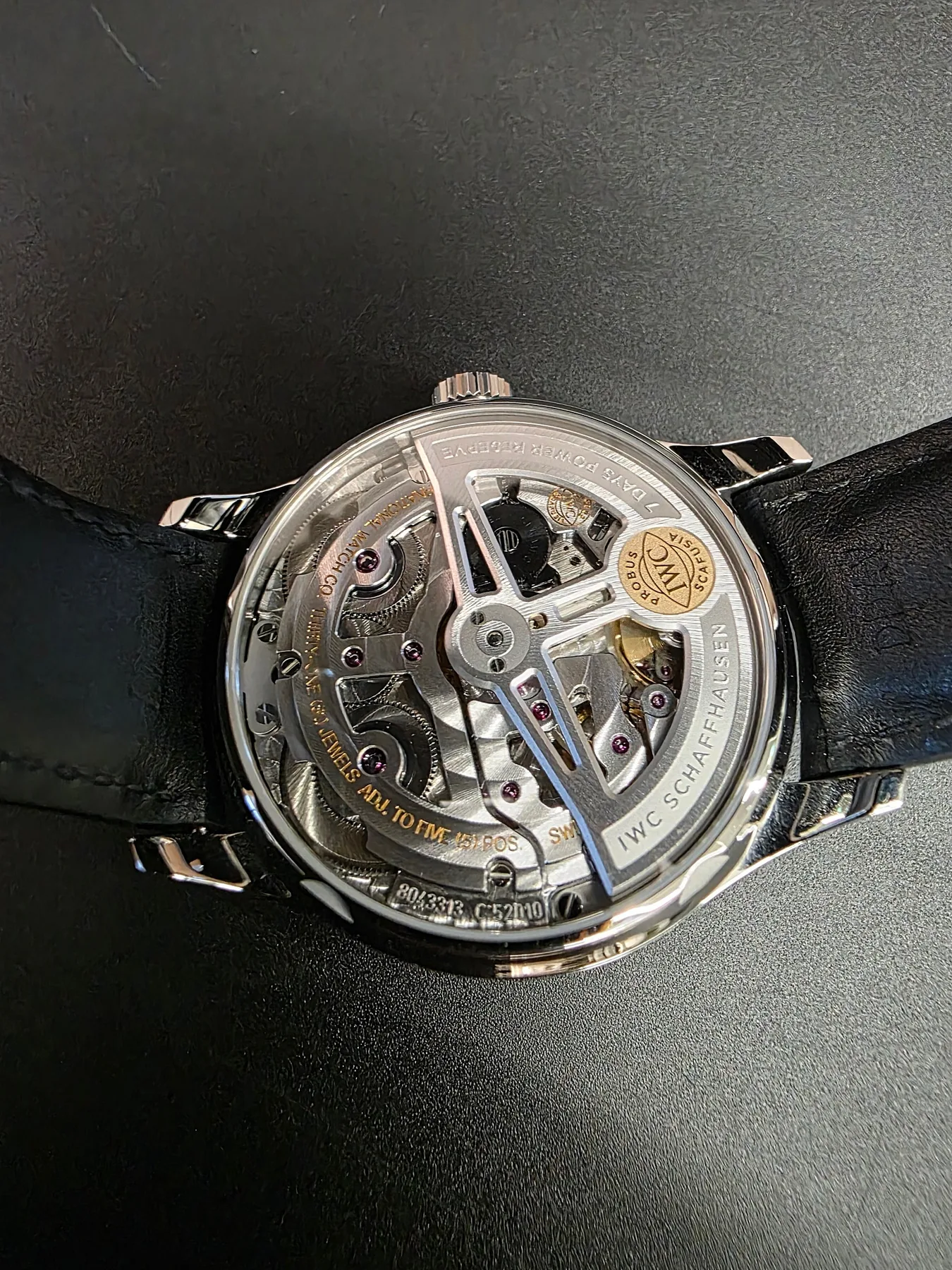 IWC 포르투기저 오토매틱 세븐데이즈 42.3mm 블루핸즈 2023 사진 8
