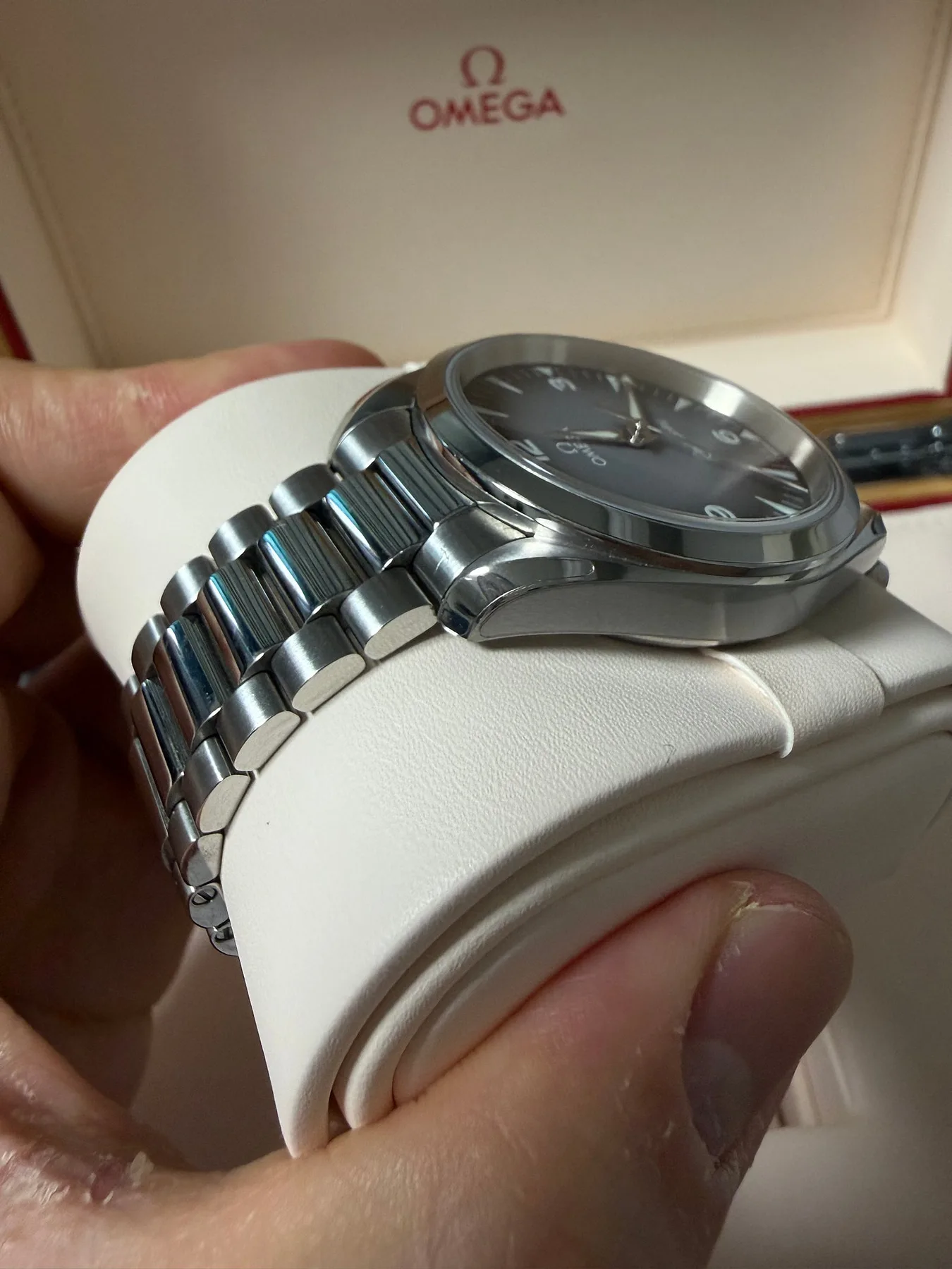 오메가 씨마스터 레일마스터 신형 38mm 2025 사진 5