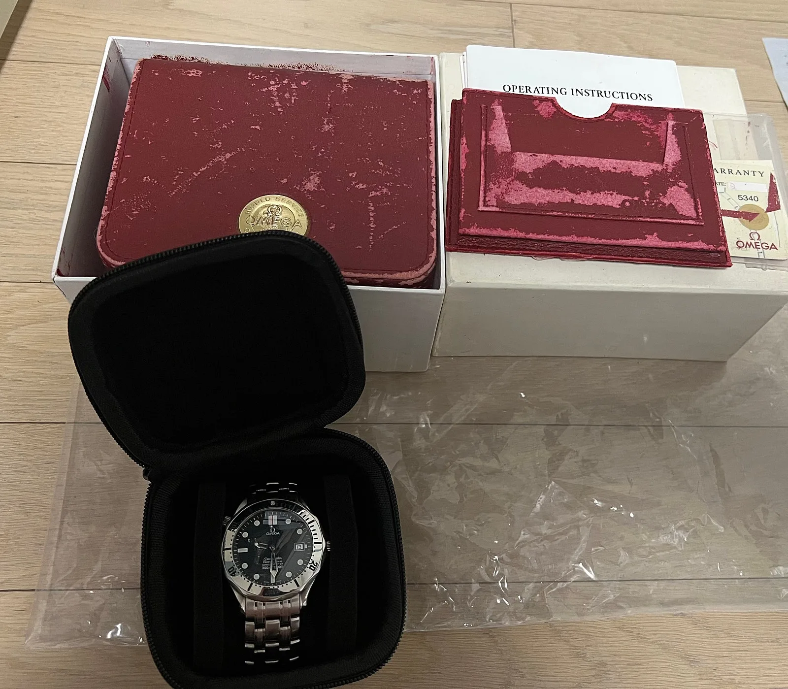 오메가 씨마스터 다이버 300 1세대 (2532.80) 41mm 풀세트 2001 사진 7