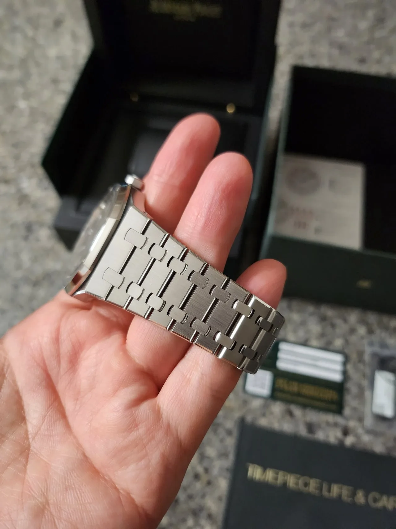 오데마피게 로얄오크 41mm 검판 15400 2018 사진 4