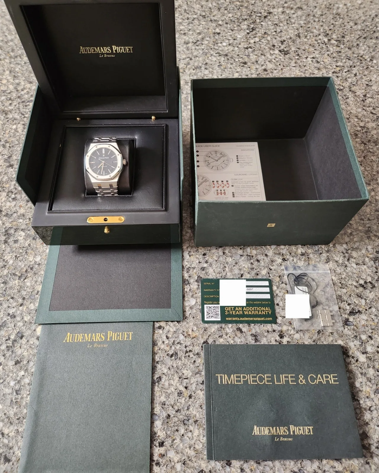 오데마피게 로얄오크 41mm 검판 15400 2018 사진 6