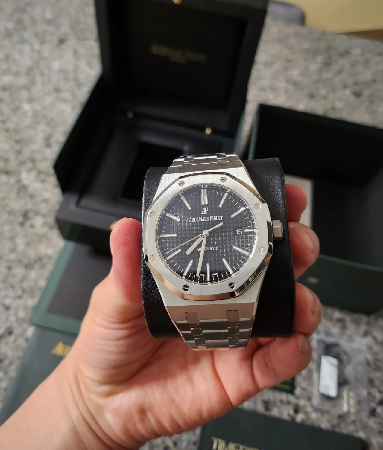 오데마피게 로얄오크 41mm 검판 15400 2018 사진 8
