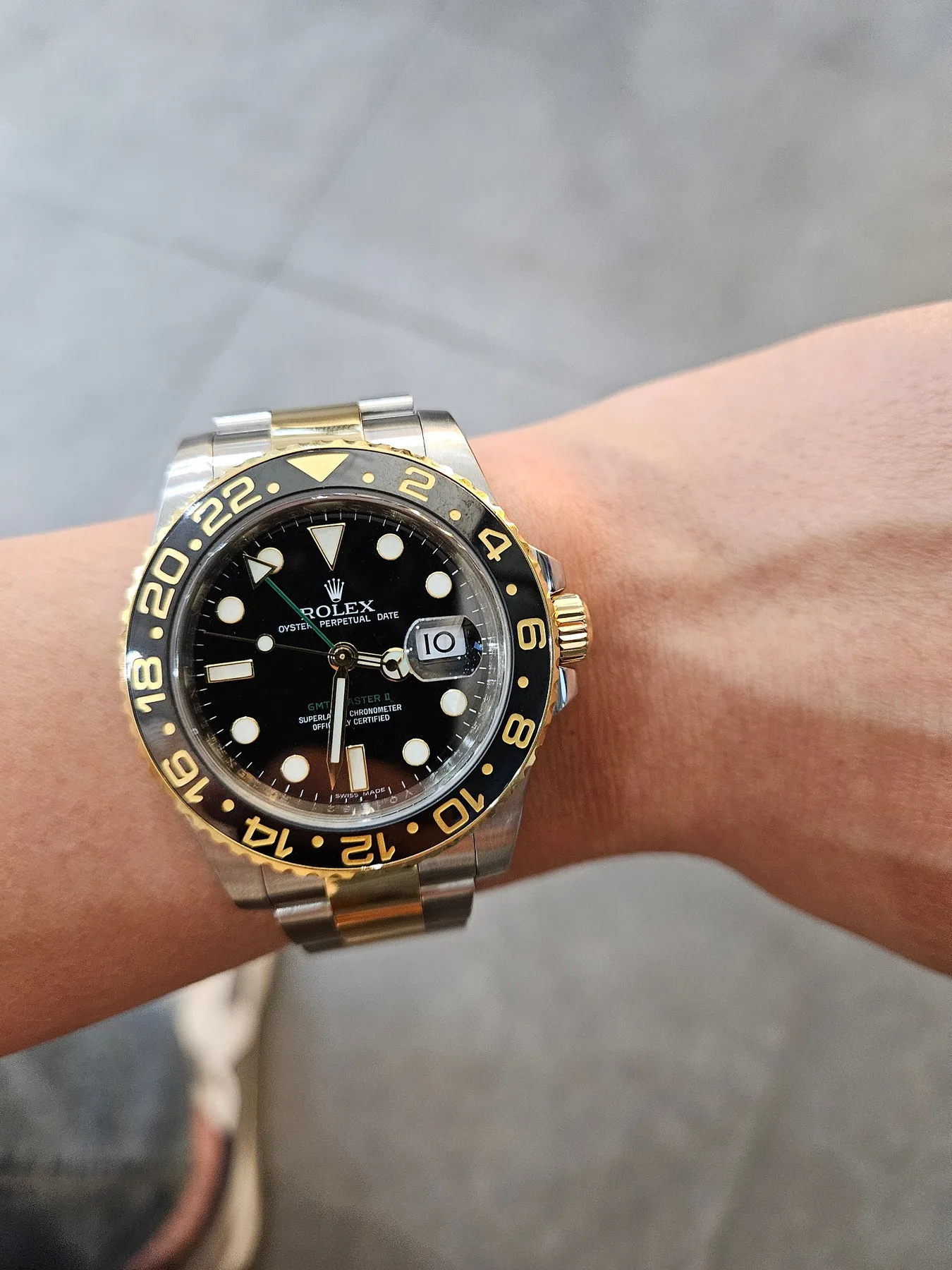 롤렉스 GMT 116713 호랑이 2009 사진 5