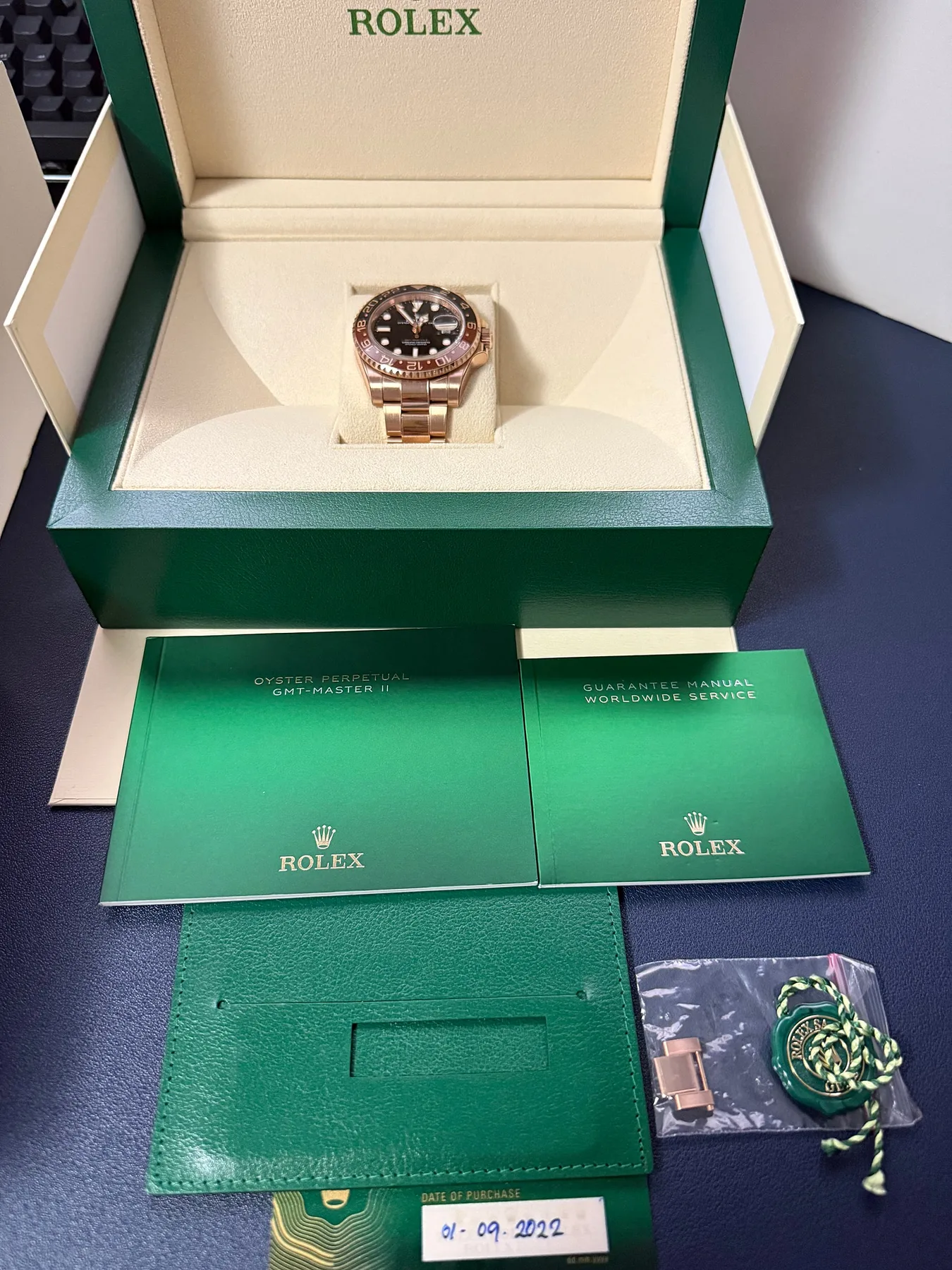 롤렉스 GMT 마스터2 루트비어 금통 2022 사진 8
