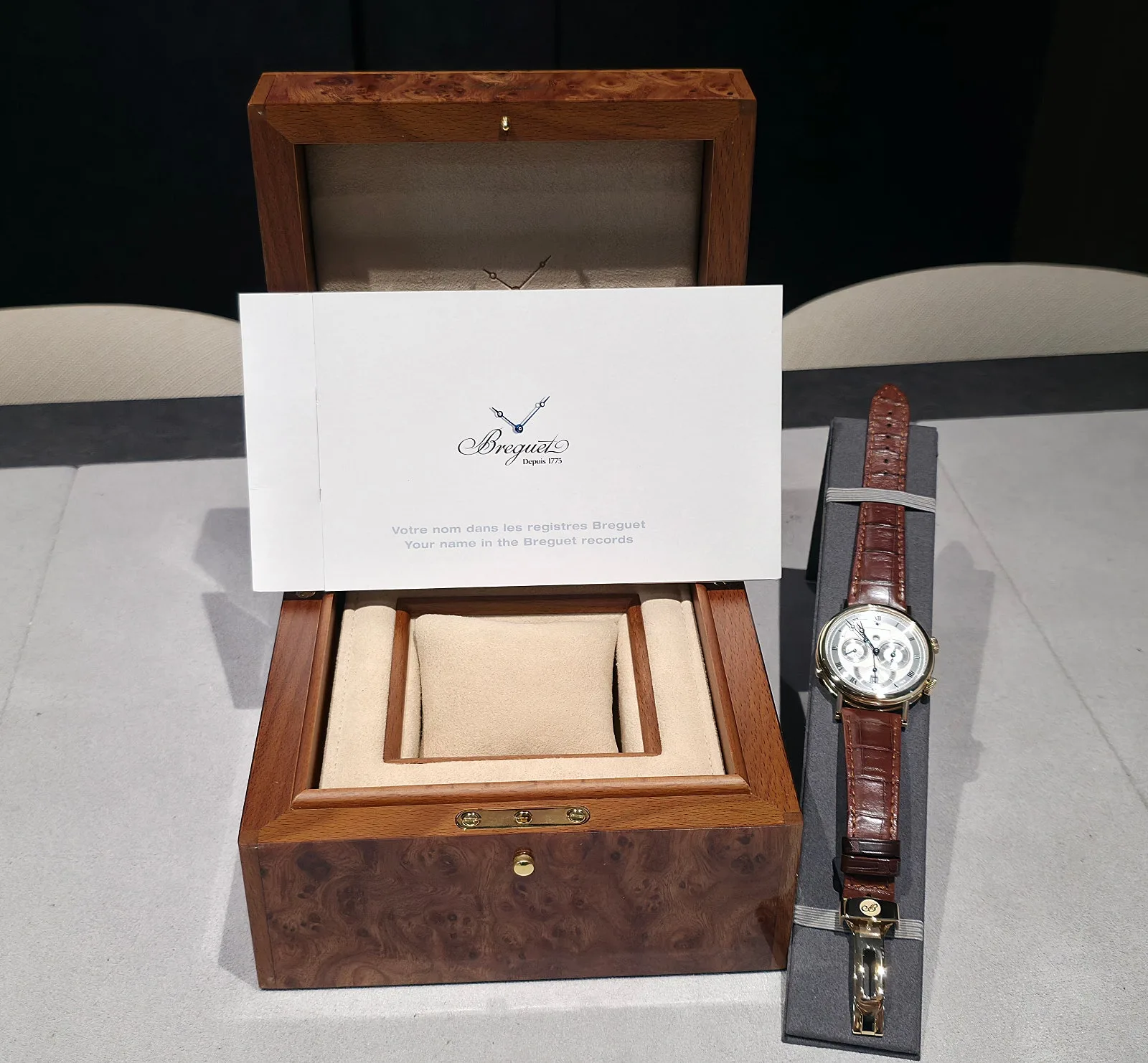 브레게 클래식 르 레블 드 차르 40mm 블루판 로즈골드 2021 사진 5
