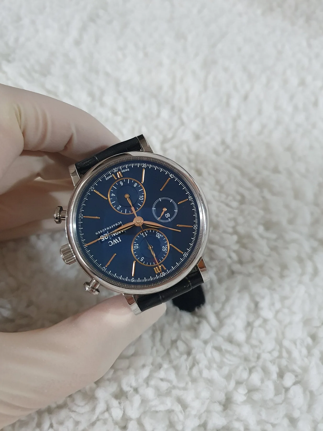 IWC 포르토피노 크로노그래프 청판 42 2023 사진 5