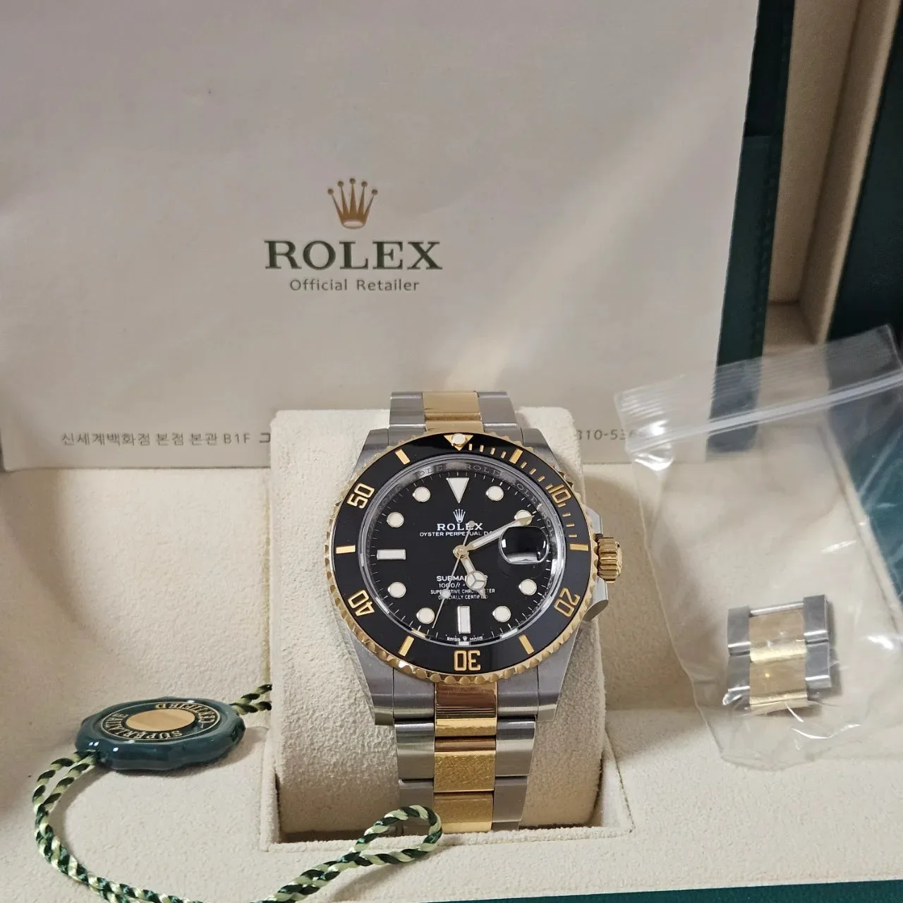 롤렉스 서브마리너 콤비 블랙 126613LN 41mm 2023 사진 2