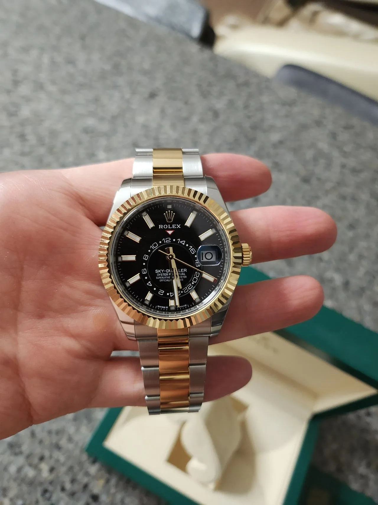 롤렉스 스카이드웰러 콤비 검판 신형 42mm 2023 사진 7