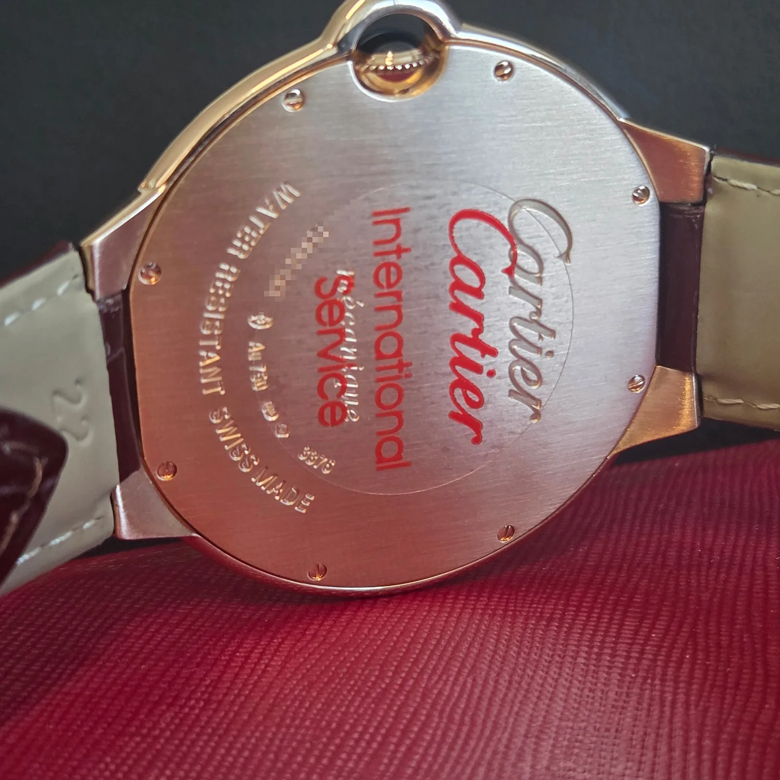 까르띠에 발롱블루 46MM 18K금통 수동 디버클 포함 2012 사진 4