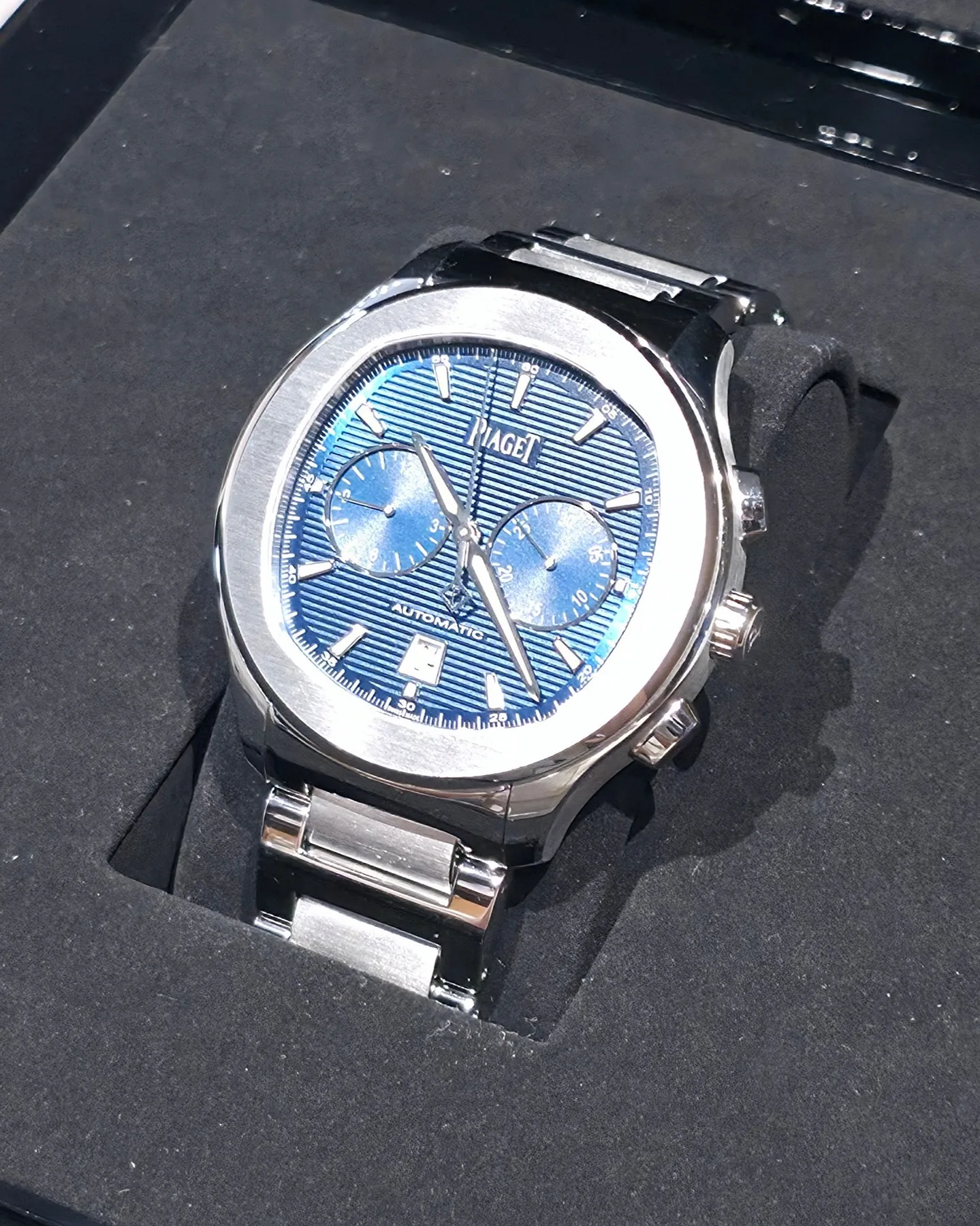 피아제 폴로 S 크로노그래프 42mm 블루판 2025 사진 7