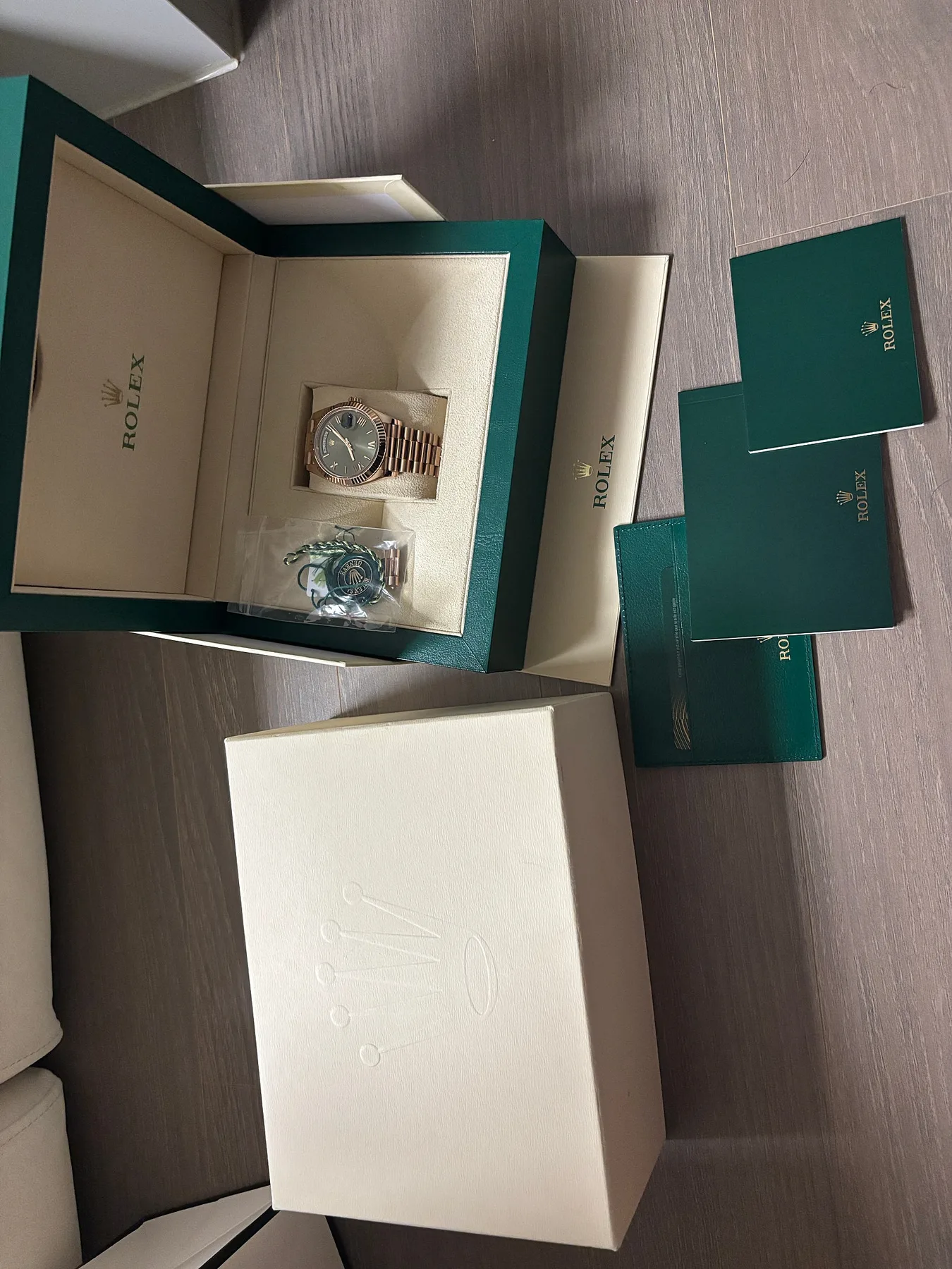 롤렉스 데이데이트 올리브그린 228235 2023 사진 5