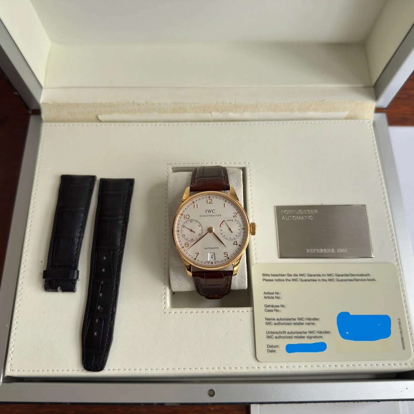 IWC 금부엉이 IW500101 18K 올금통 2008 사진 2
