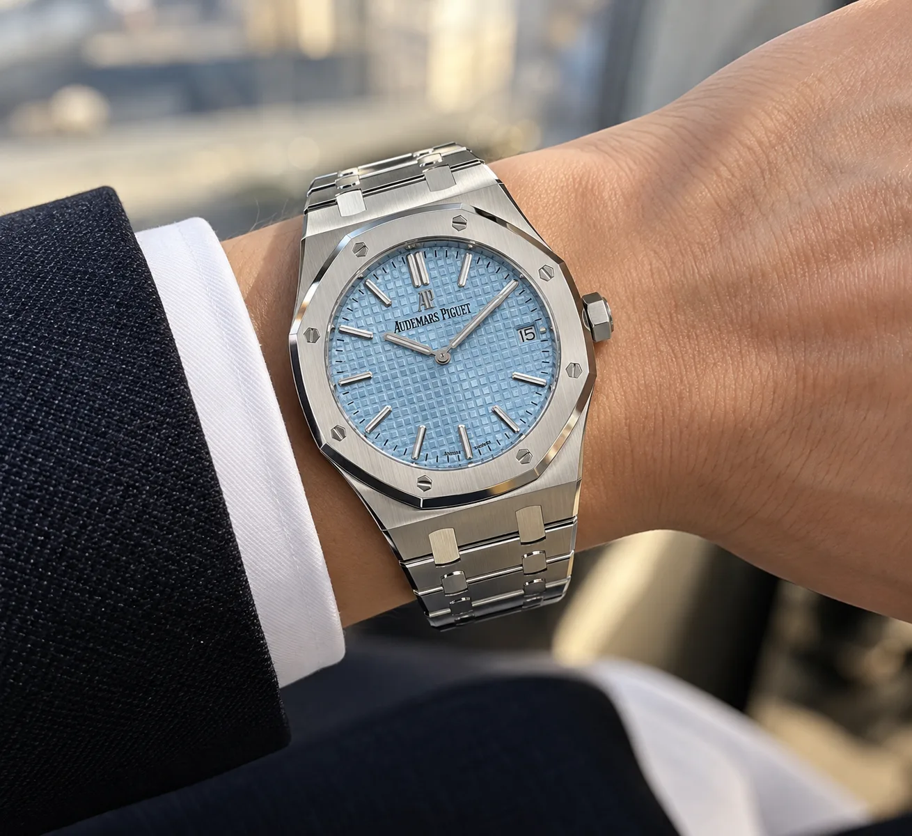 오데마피게 로얄오크 15550ST 스카이블루 37mm 2026 사진 7