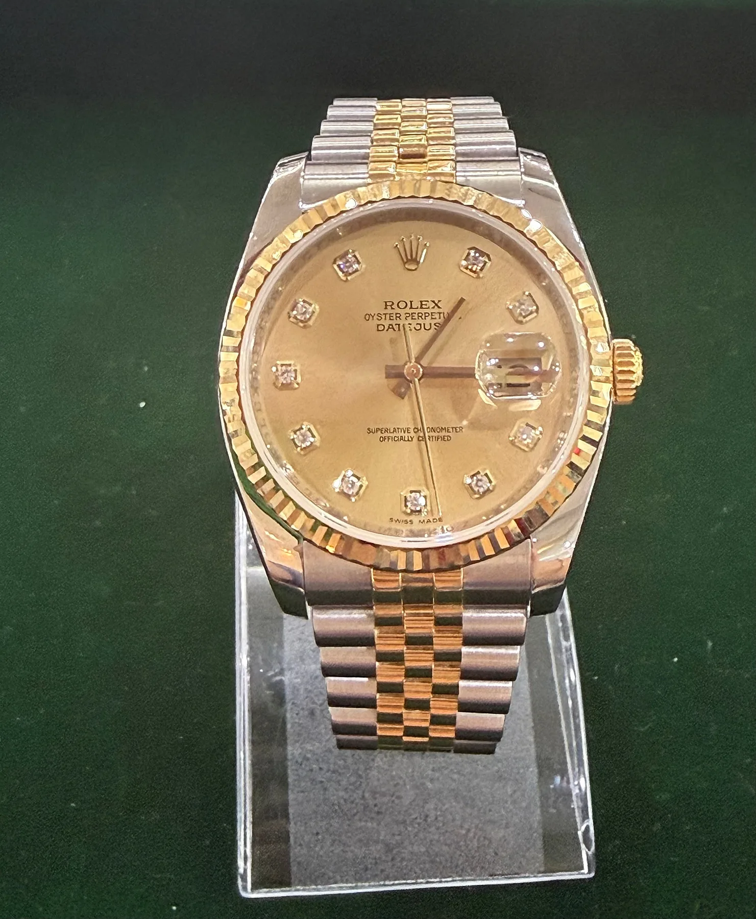 롤렉스 데이터저스트 콤비 오리지날 다이아 116233 2007 사진 6
