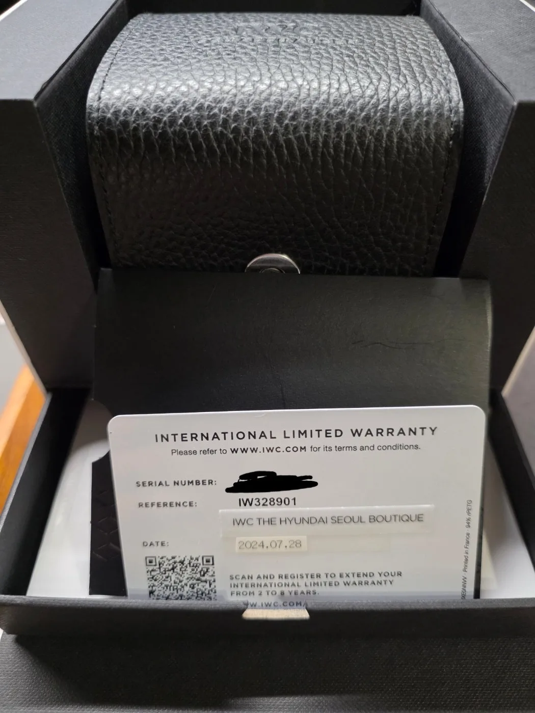 IWC 인제니어 40mm 검판 미세조정 버클 풀세트 2024 사진 8