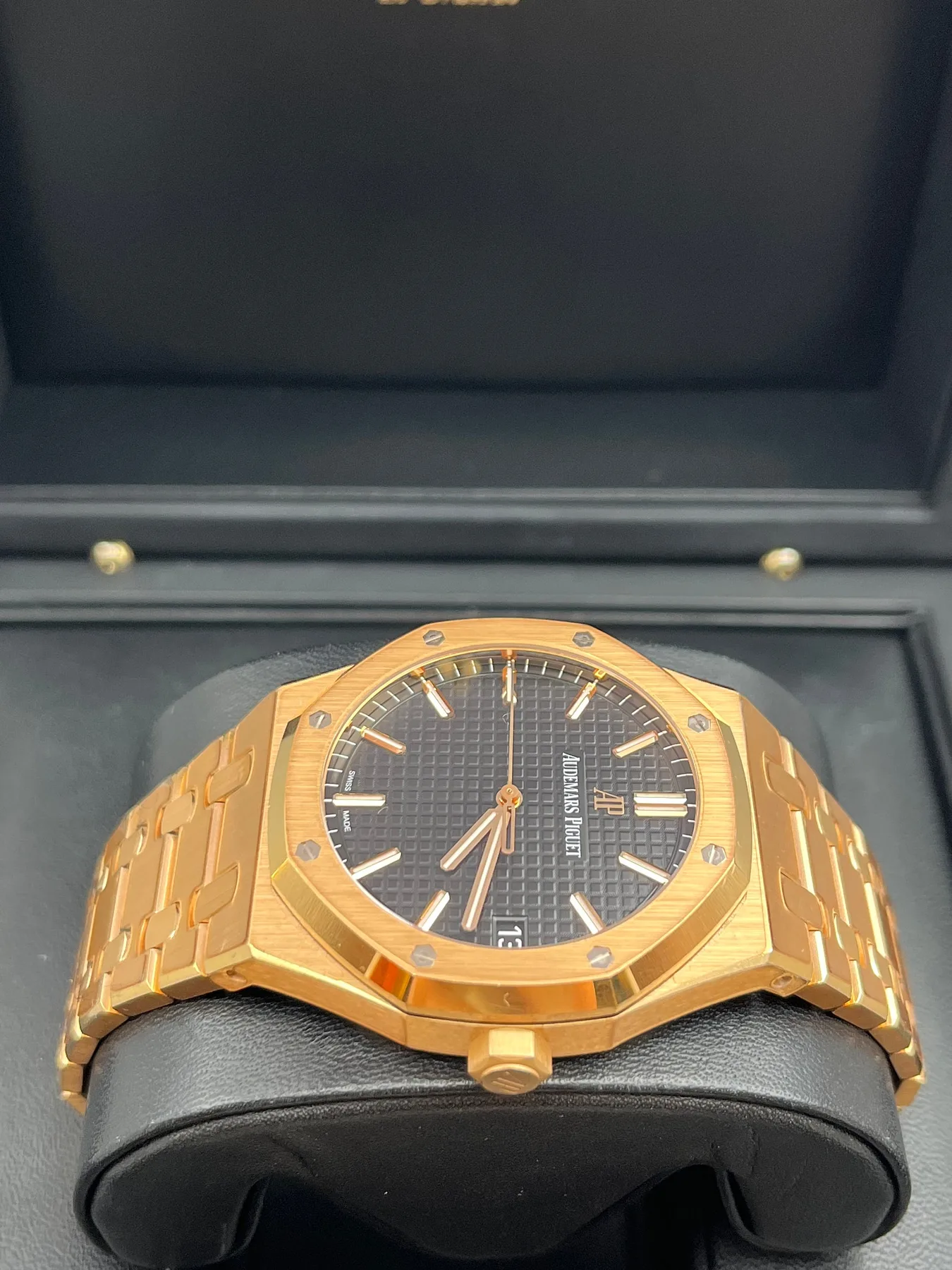 오데마피게 로얄오크 15500 검판 로즈골드 금통 2019 사진 4