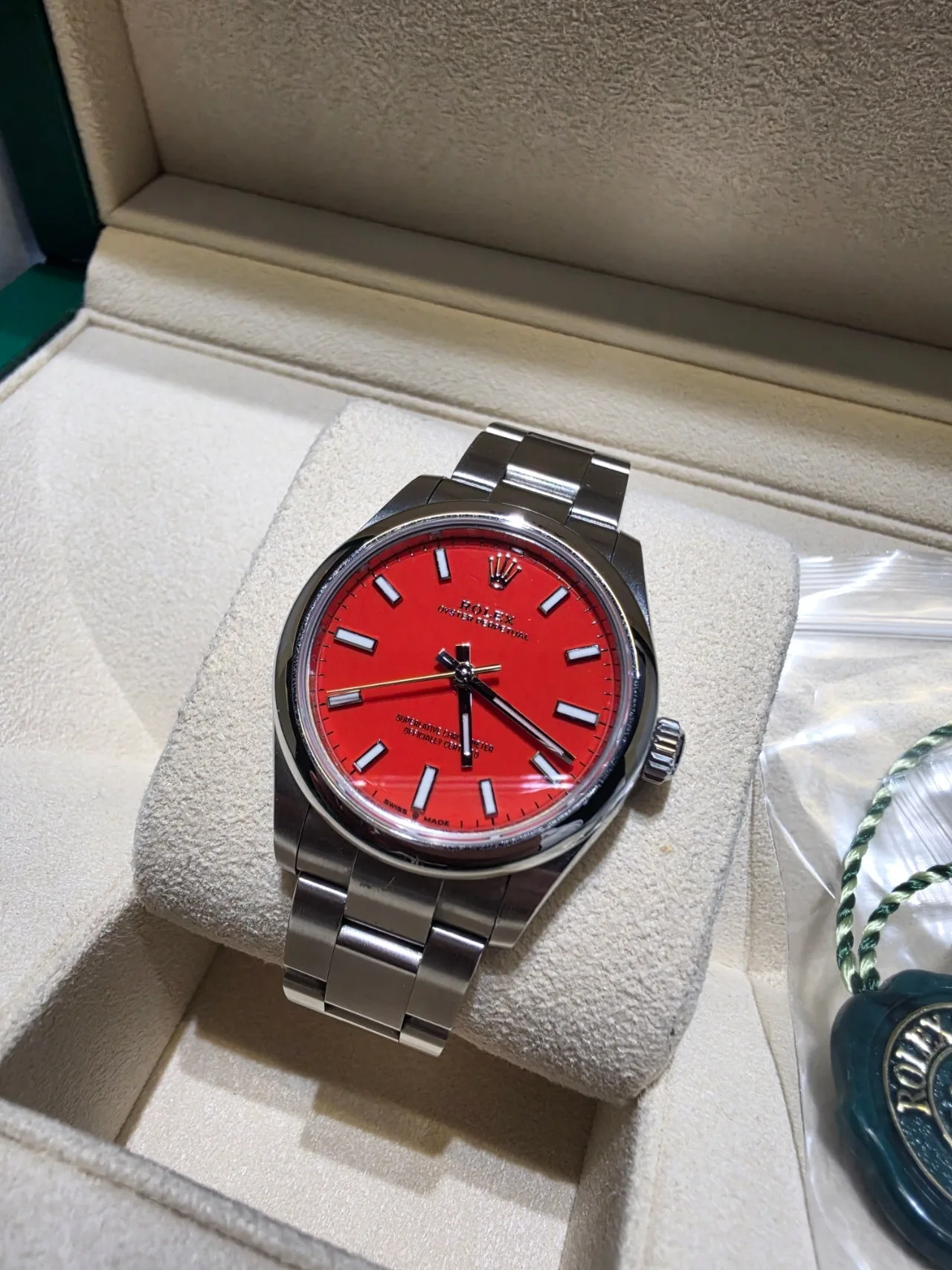 롤렉스 op21 코랄레드 2021 사진 1