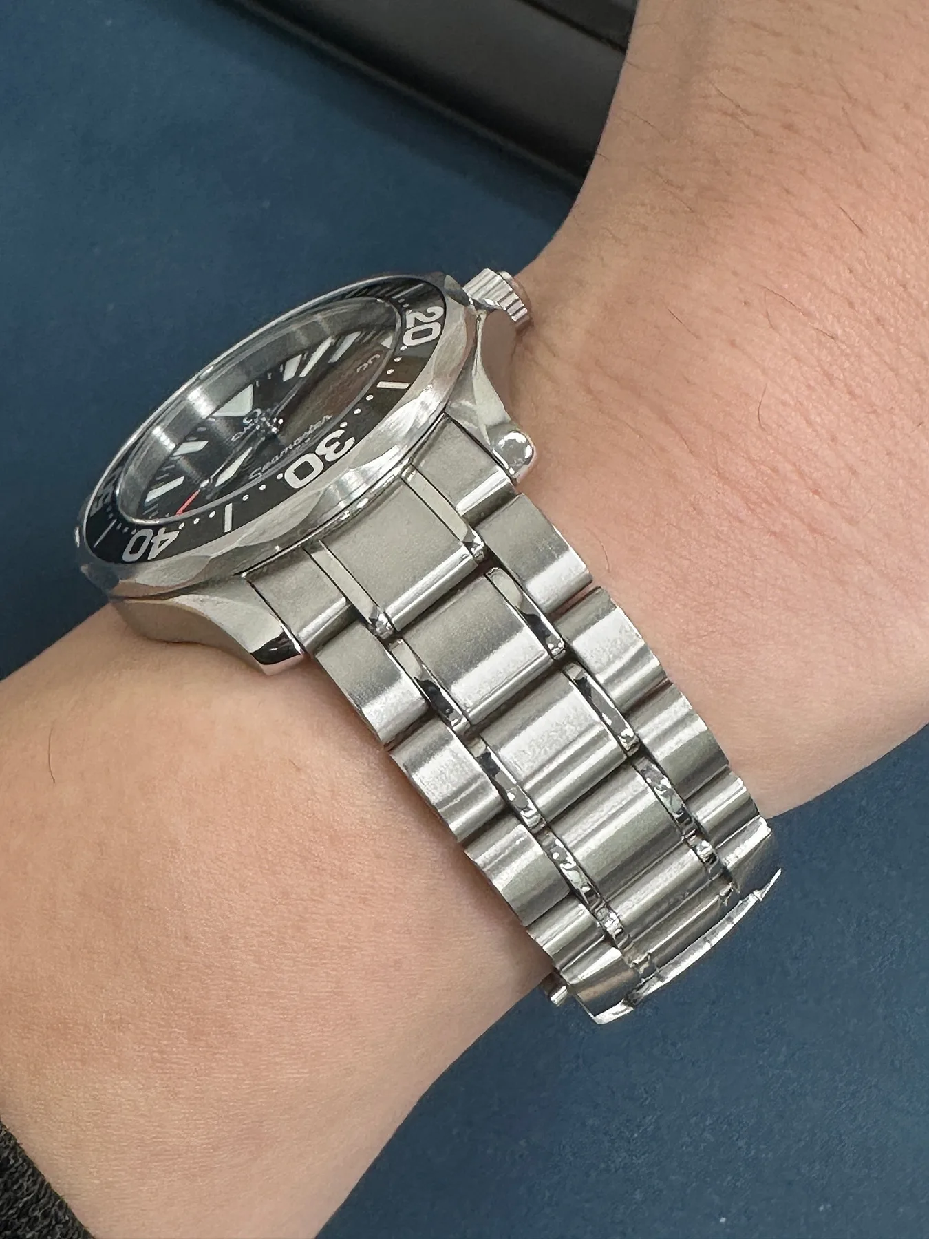 오메가 씨마스터300 미드사이즈 피터블레이크 36mm (2262.50) 2001 사진 4