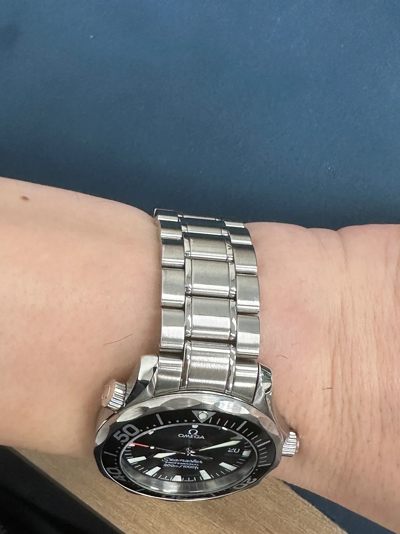 오메가 씨마스터300 미드사이즈 피터블레이크 36mm (2262.50) 2001 사진 5