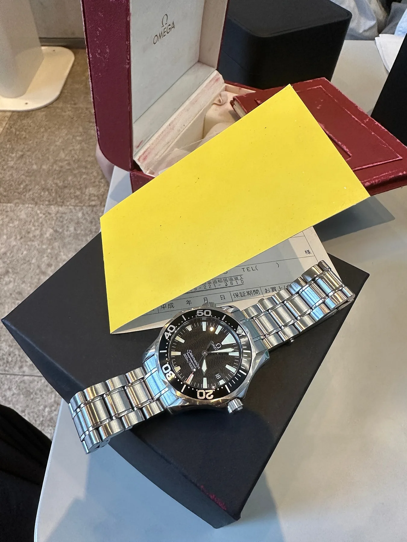 오메가 씨마스터300 미드사이즈 피터블레이크 36mm (2262.50) 2001 사진 8