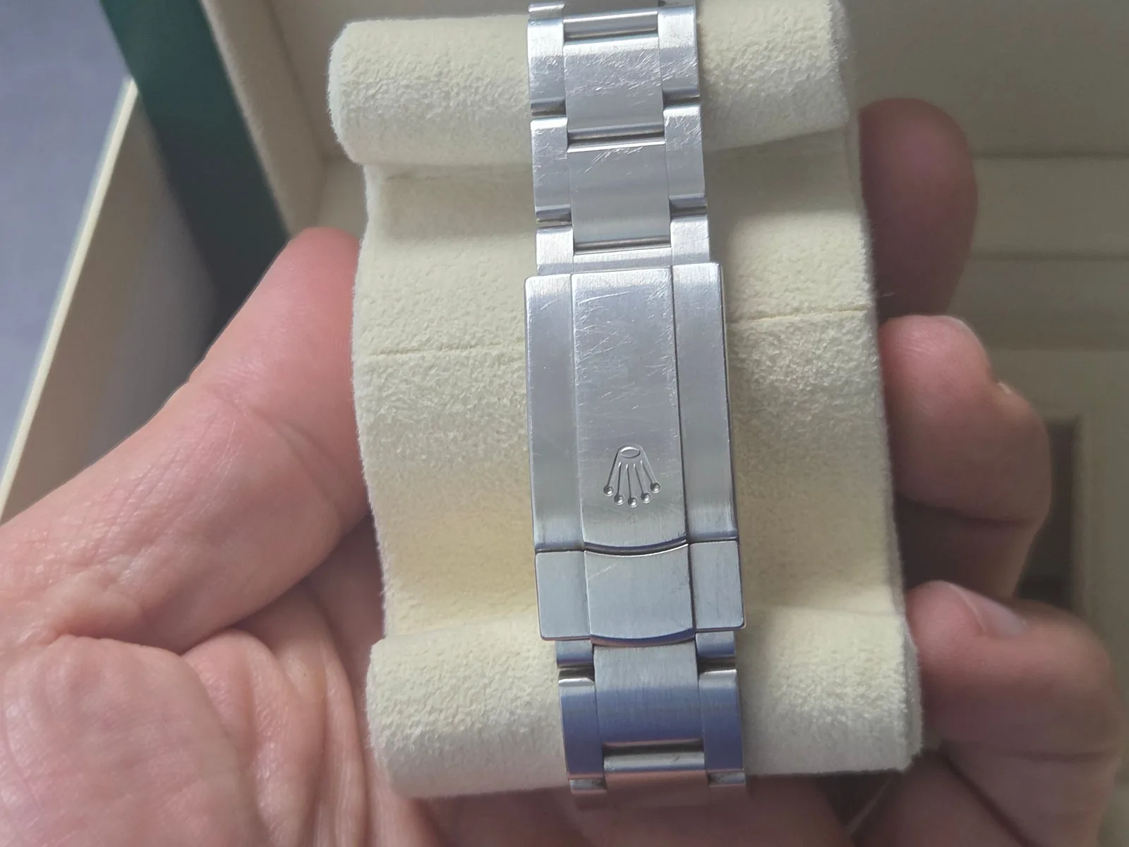 롤렉스 오이스터 퍼페츄얼 실버 41mm 2021 사진 3