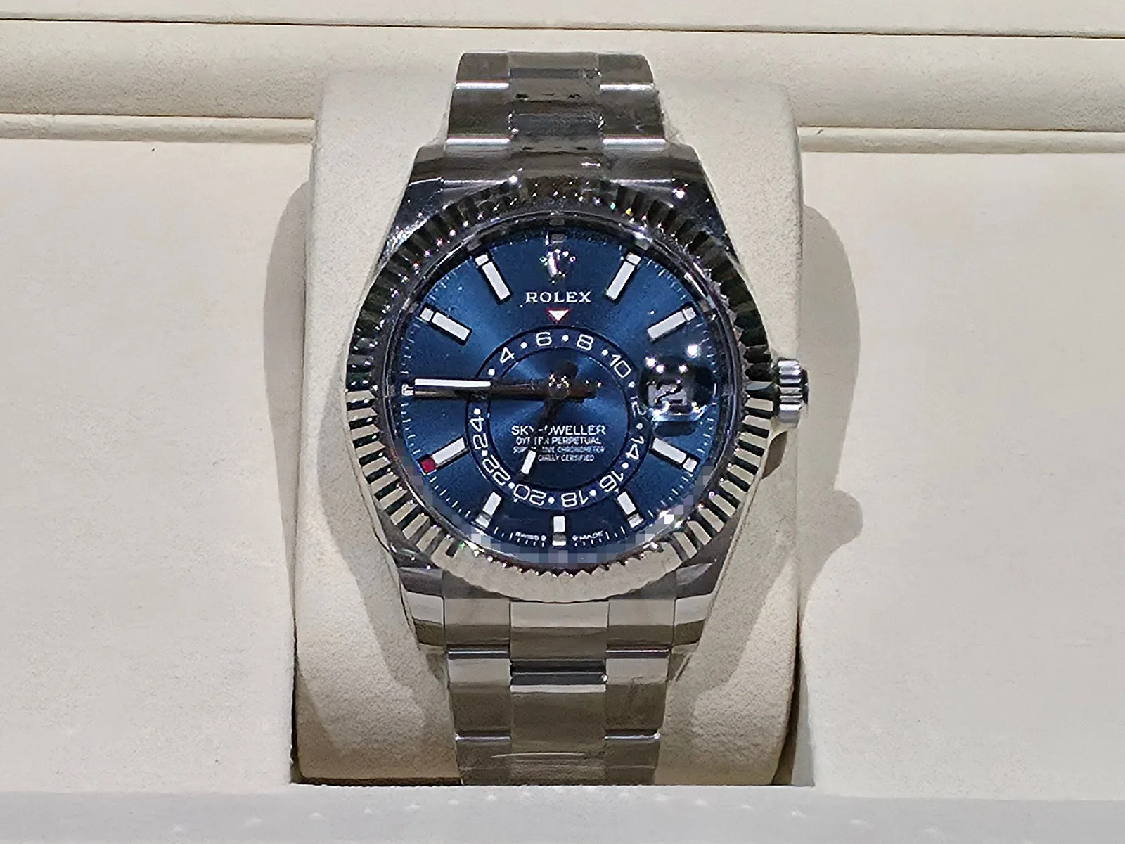 롤렉스 스카이드웰러 42mm 스테인리스 스틸 블루판 바인덱스 쥬빌리 336934 2026 사진 1