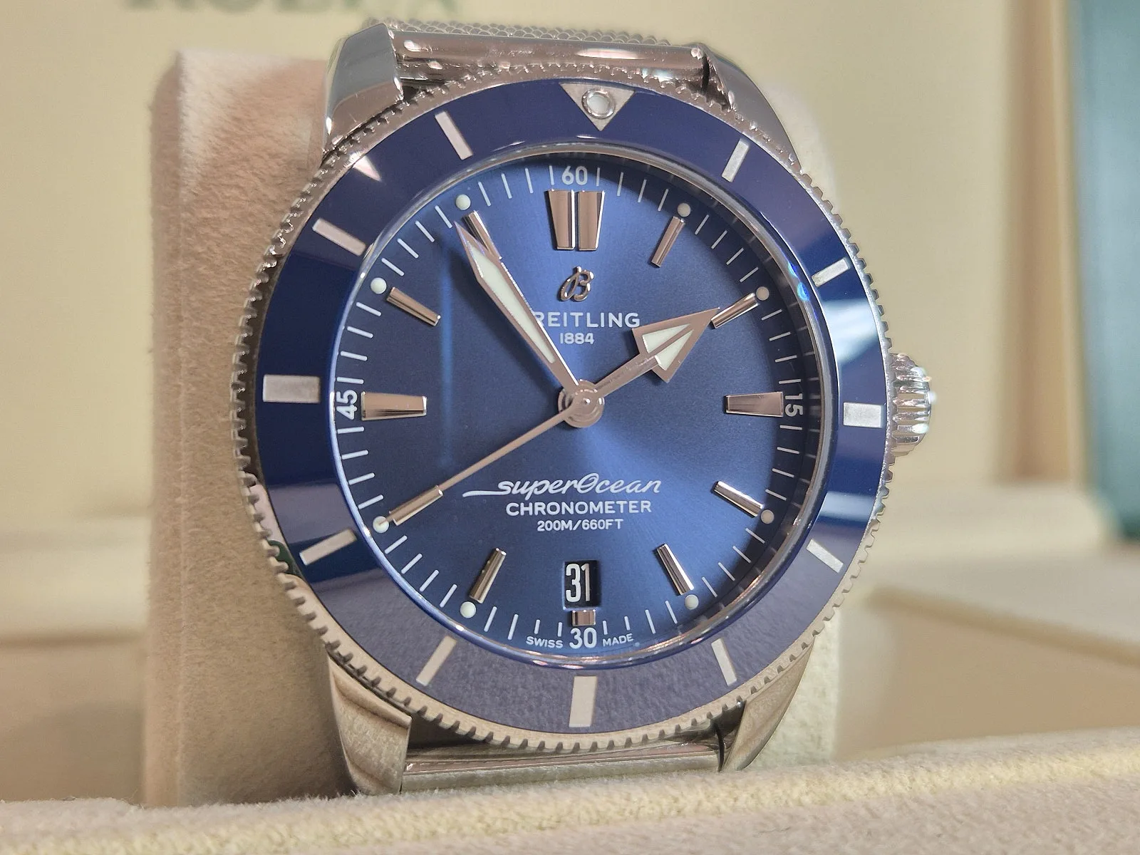 브라이틀링 슈퍼오션 헤리티지 청판 44MM 2021 사진 7