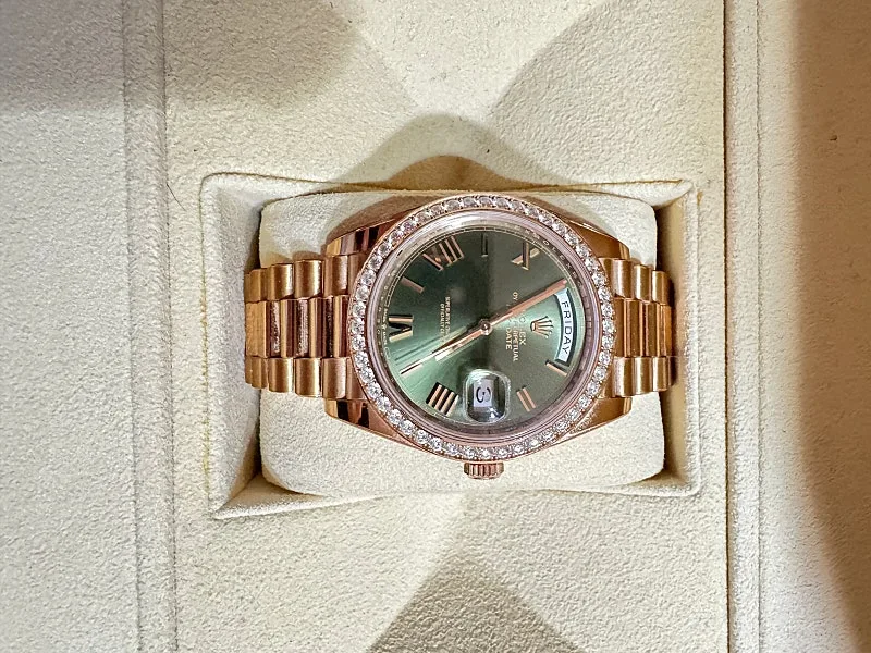 롤렉스 데이데이트 올리브그린 베젤다이아 40mm 2022 사진 6
