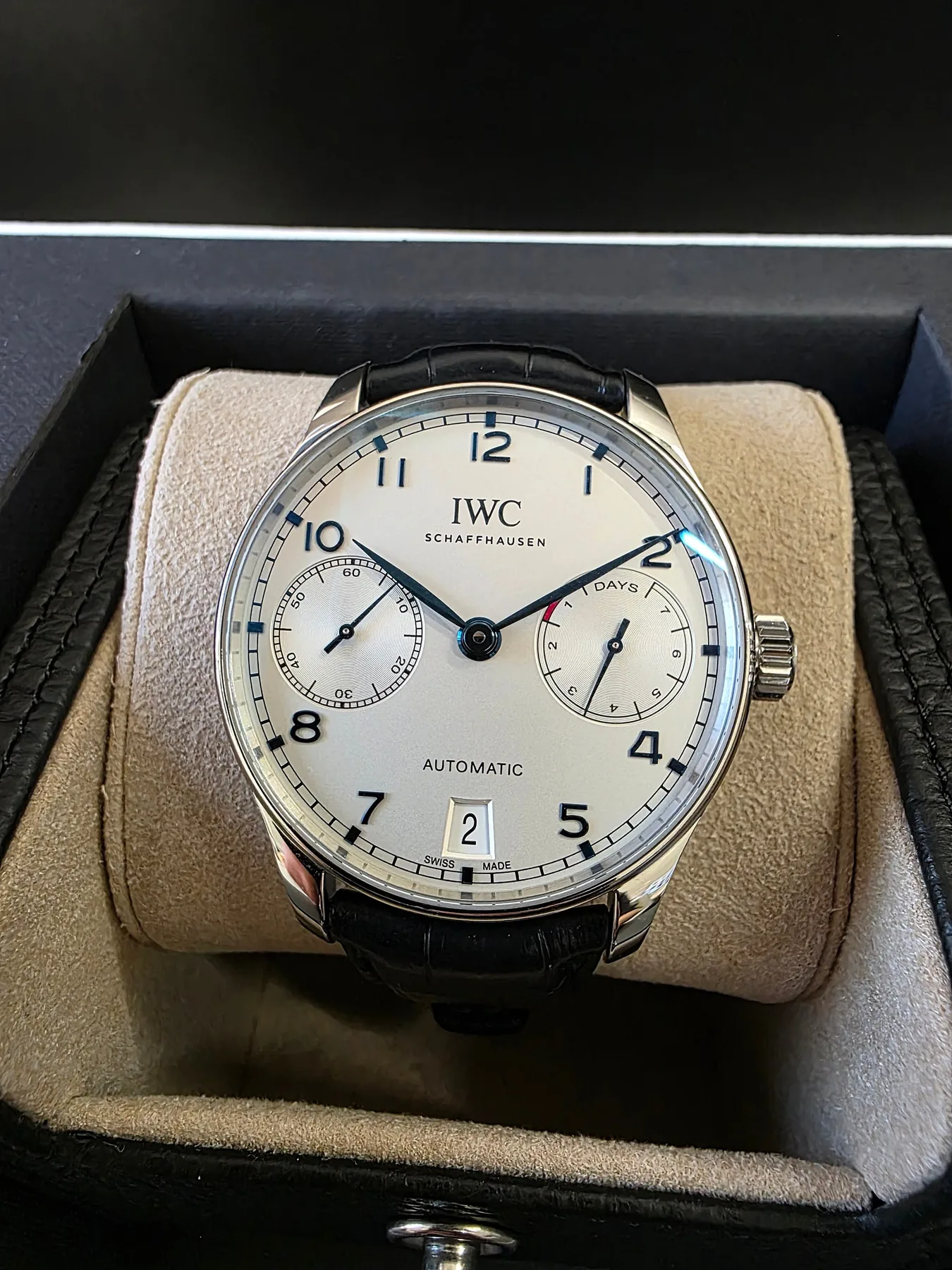 IWC 포르투기저 오토매틱 세븐데이즈 42.3mm 블루핸즈 2023 사진 1