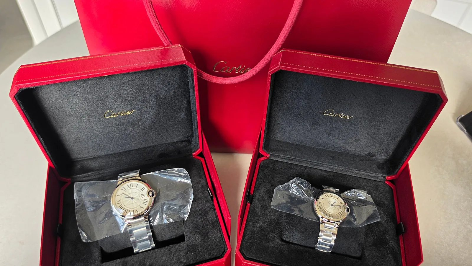 까르띠에 발롱블루 36mm 33mm 커플 2026 사진 1