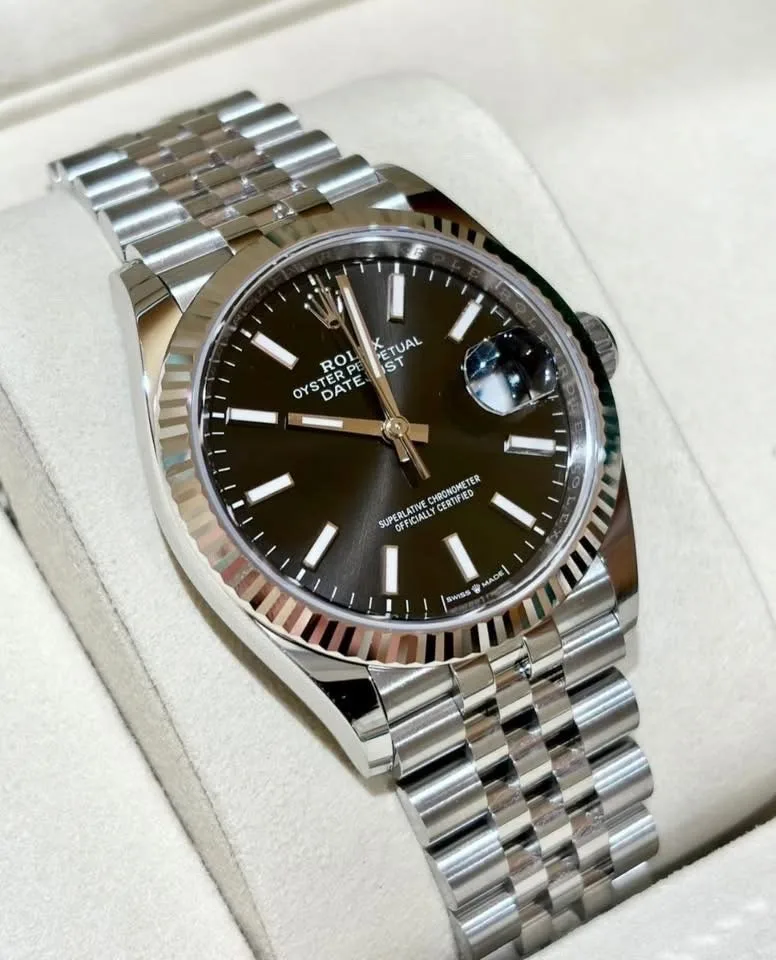 롤렉스 데이저스트 36mm 검판 바 인덱스 2024 사진 1