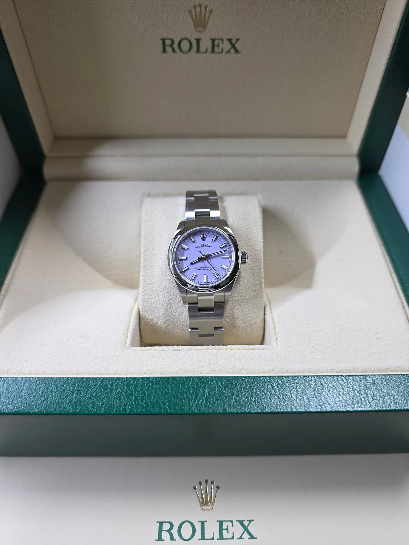 롤렉스 오이스터퍼페츄얼 28mm 라벤더 276200 2025 사진 1