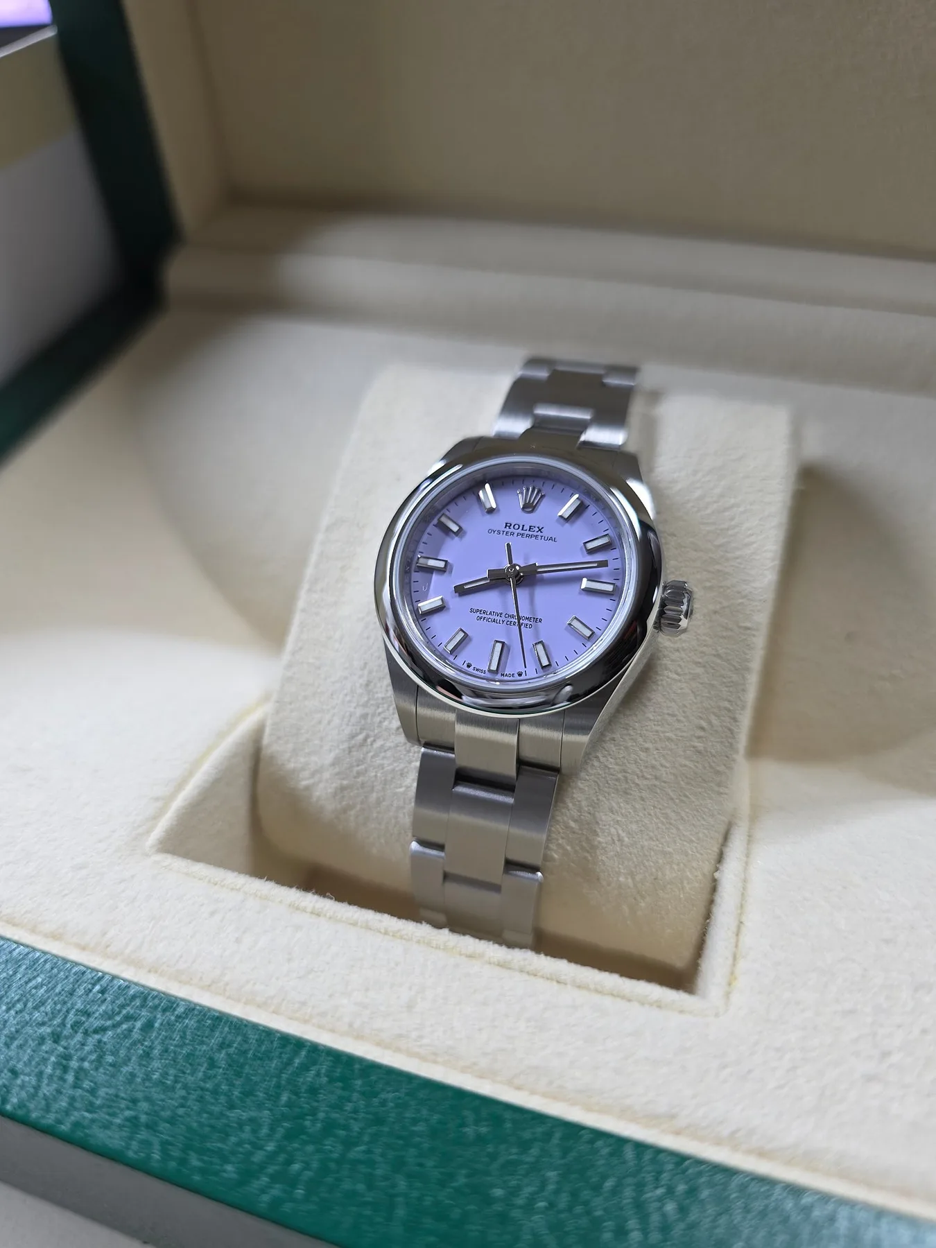 롤렉스 오이스터퍼페츄얼 28mm 라벤더 276200 2025 사진 2
