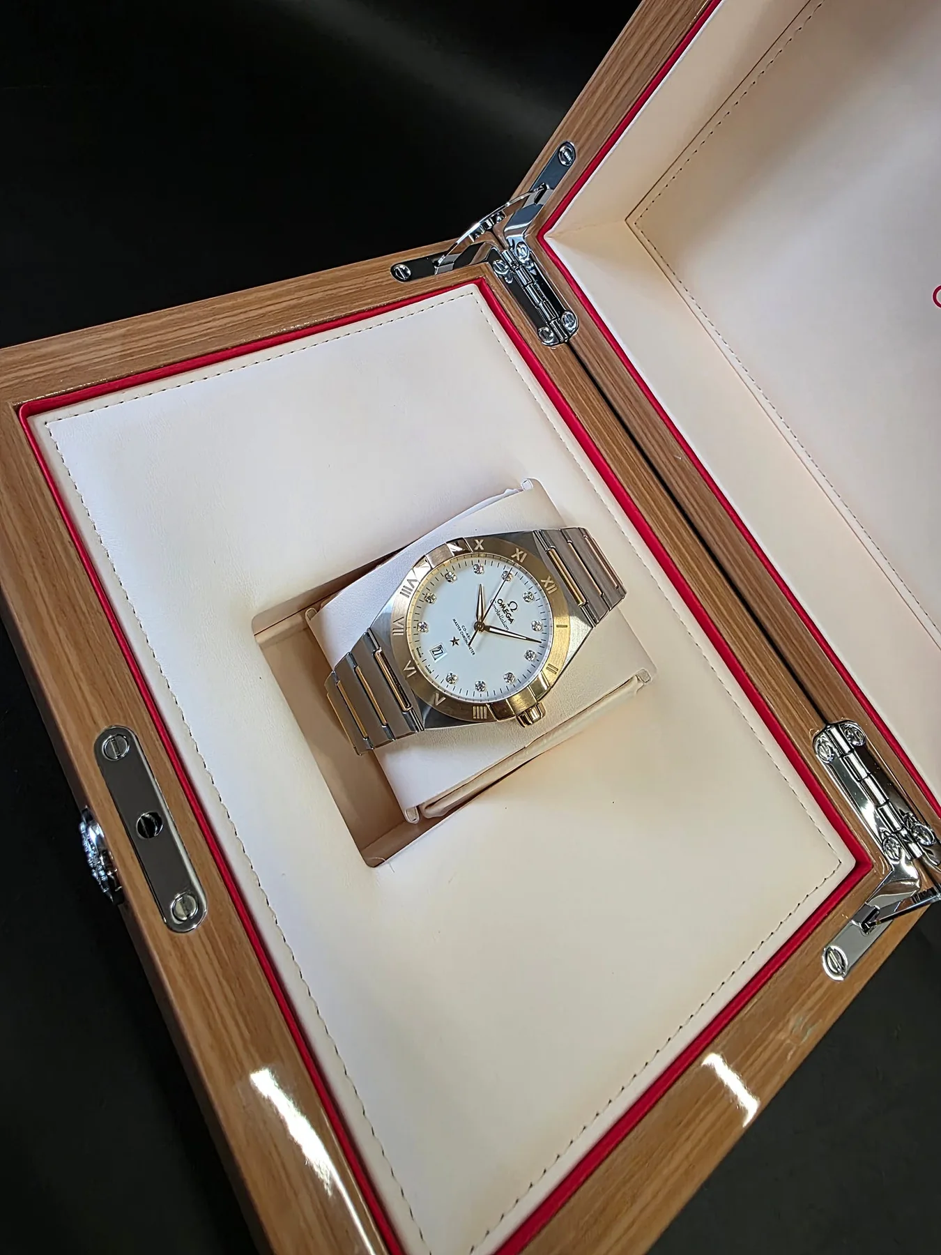 오메가 컨스텔레이션 39mm 11포인트 다이아 옐로우골드 콤비 2021 사진 2