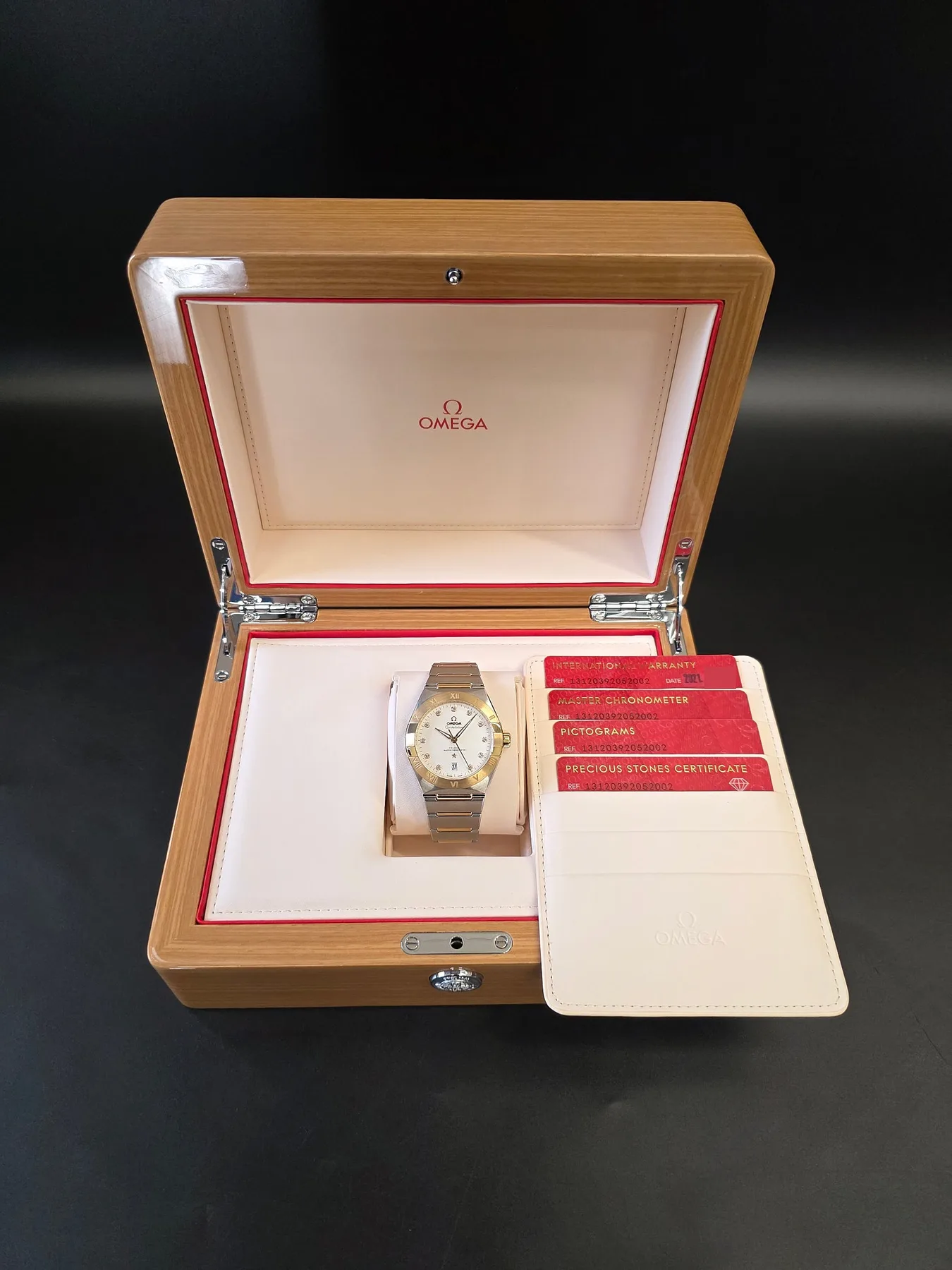 오메가 컨스텔레이션 39mm 11포인트 다이아 옐로우골드 콤비 2021 사진 3