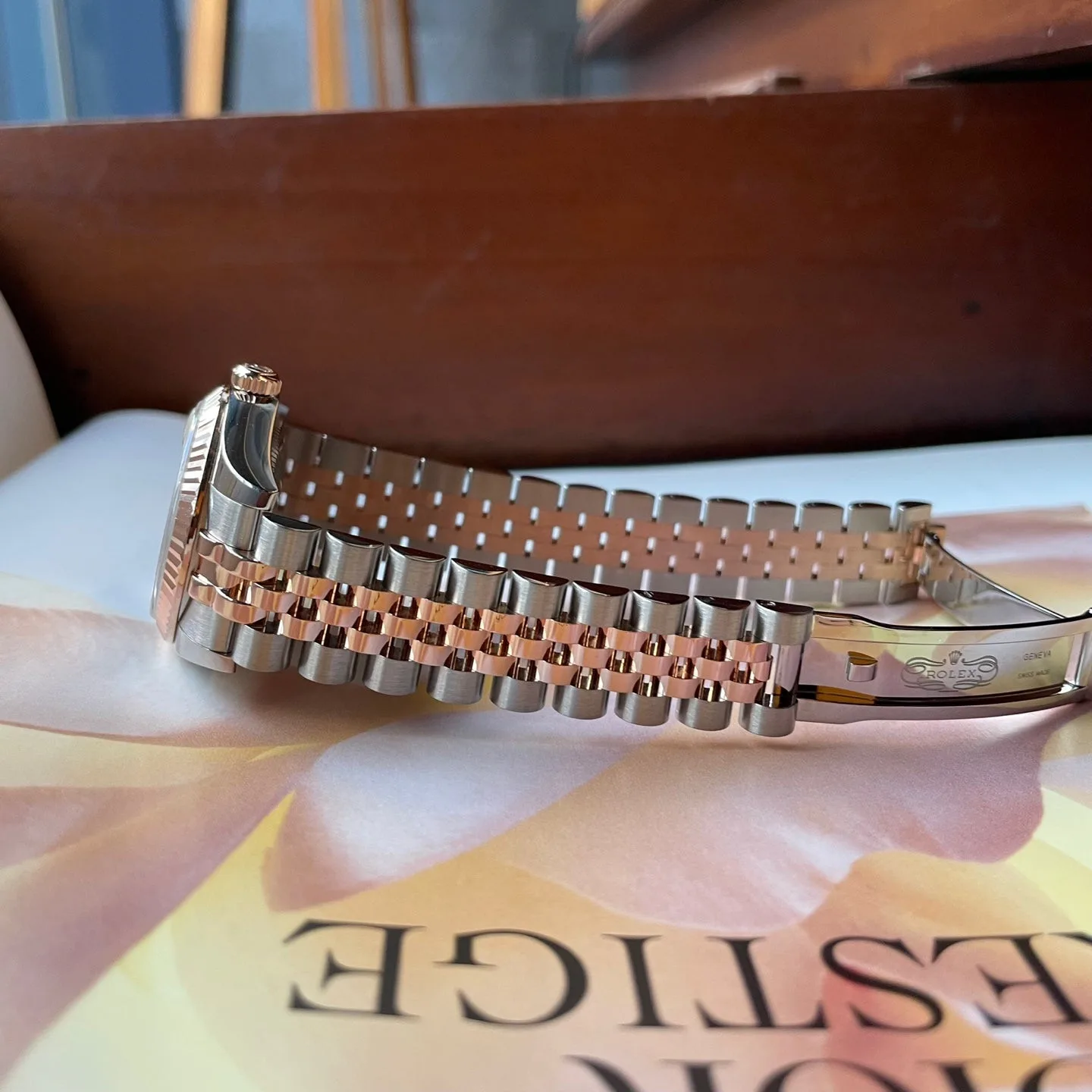 롤렉스 데이저스트 31mm 선더스트 텐포인트 로즈골드 콤비 쥬빌리 2018 사진 4
